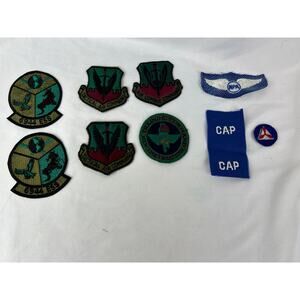 USAF Tactical Air Command Patch Lot CAP NPA Air Training 9pcs